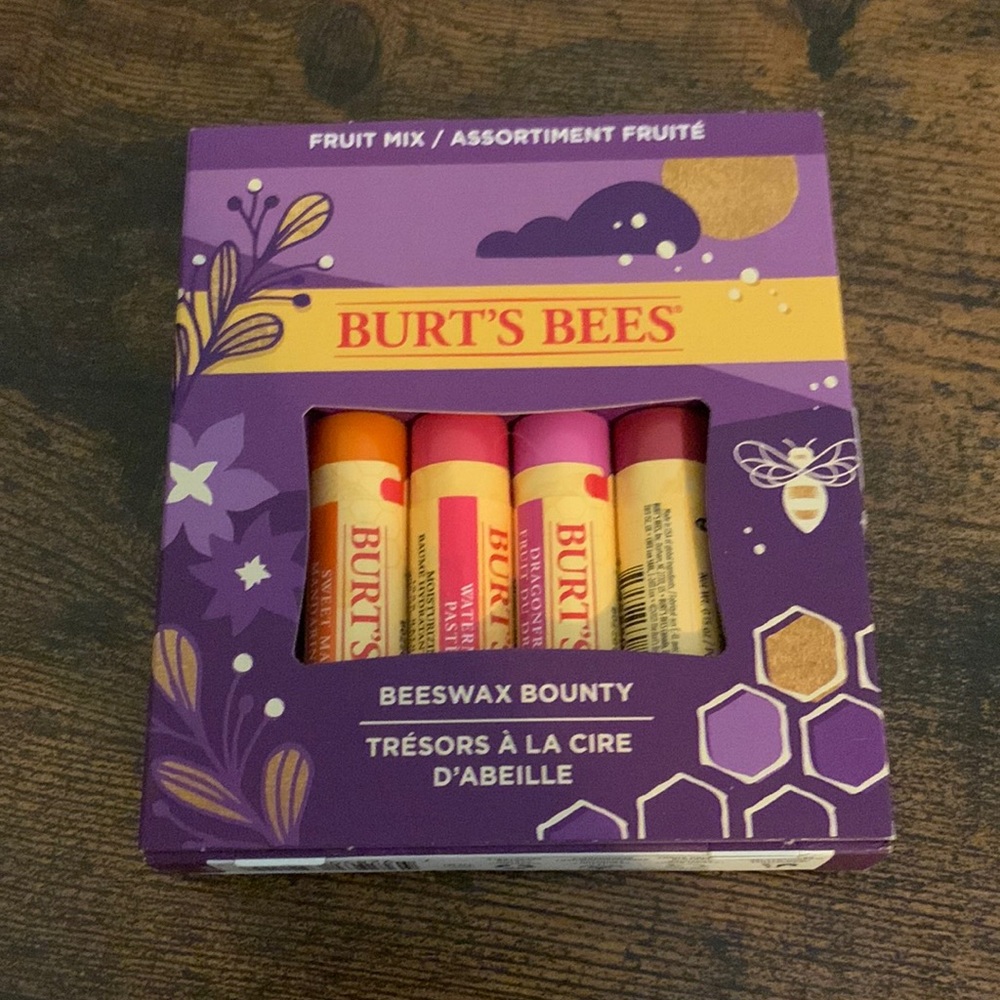 Burt‘s bees beewax bounty fruit mix lip balm